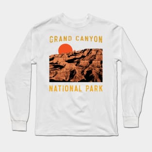 Vintage Grand Canyon National Park Arizona Desert Mountain Long Sleeve T-Shirt